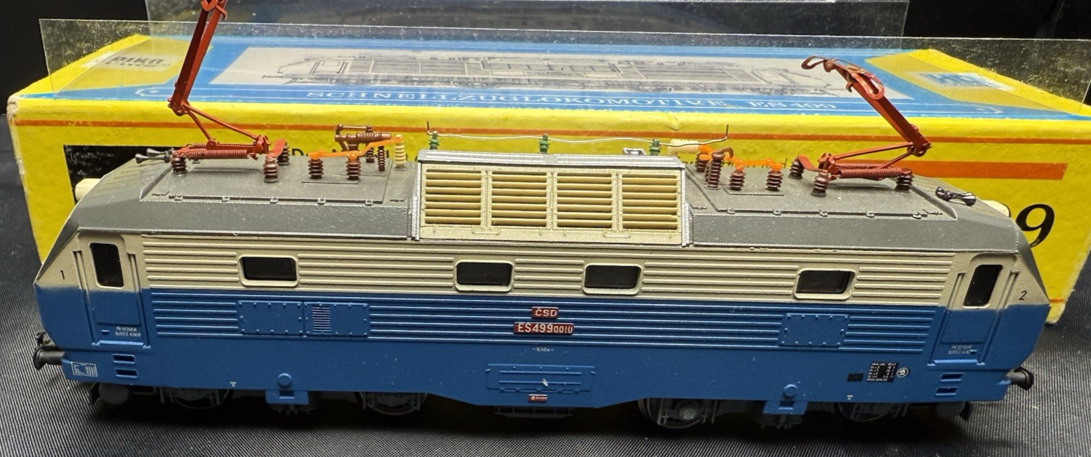 PIKO SCHNELIZUGLOKOMOTIVE ES 499 HO ELECTRIC LOCOMOTIVE 5/6220-002 BLUE TESTED!