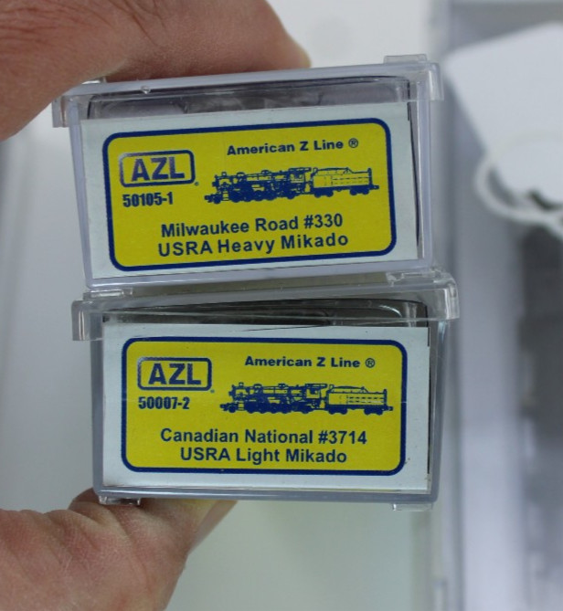 Z- Gauge – AZL – 2-8-2 – Light / Heavy Mikado Engines – Your Choice