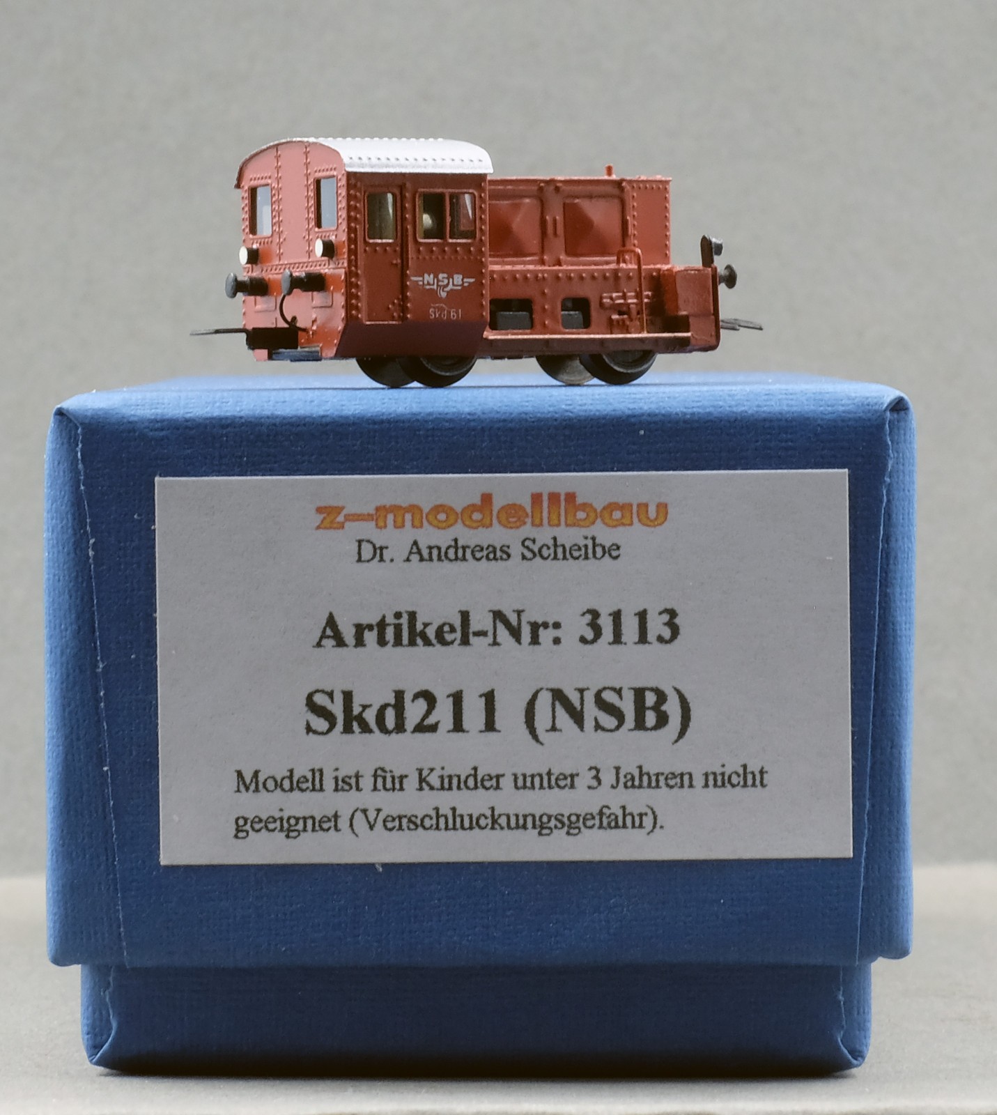 Z Modellbau 3113 Norwegian State Railways (NSB) class Skd211 Diesel Shunting Loc