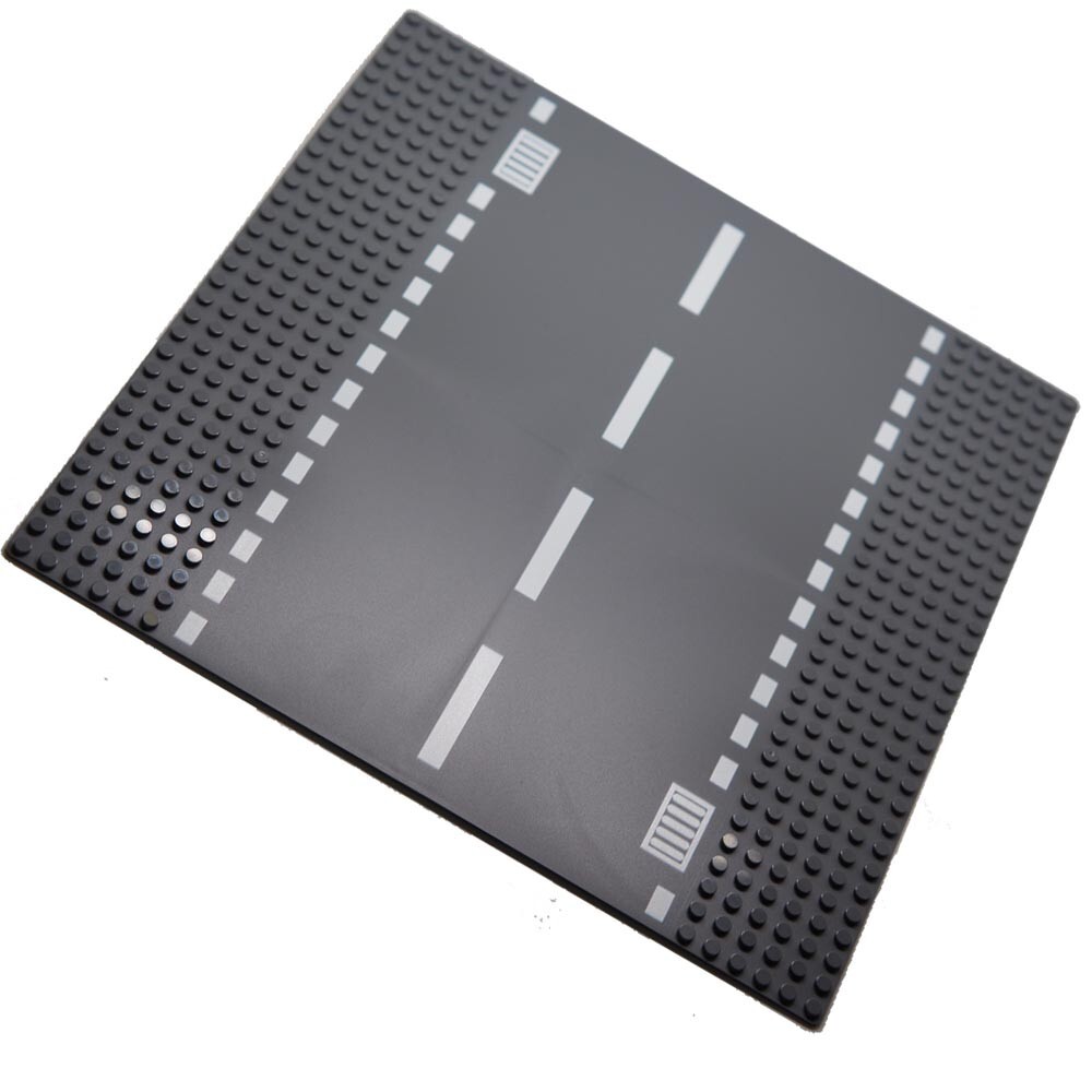 Road Base Plate Corner Compatible with Lego