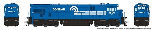 Rapido ~ HO Scale ~ Conrail ~ C30-7 #6603 ~ DC / DCC Sound ~ 042510