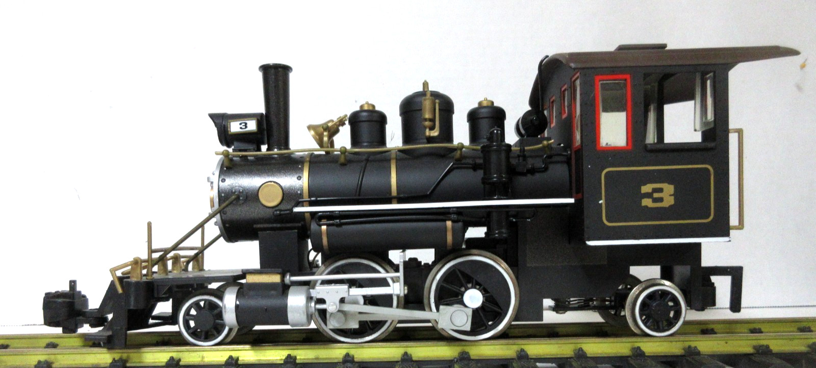 G SCALE BACHMANN 91114 PENNSYLVANIA 2-4-2 STEAM #3 ENGINE no tender