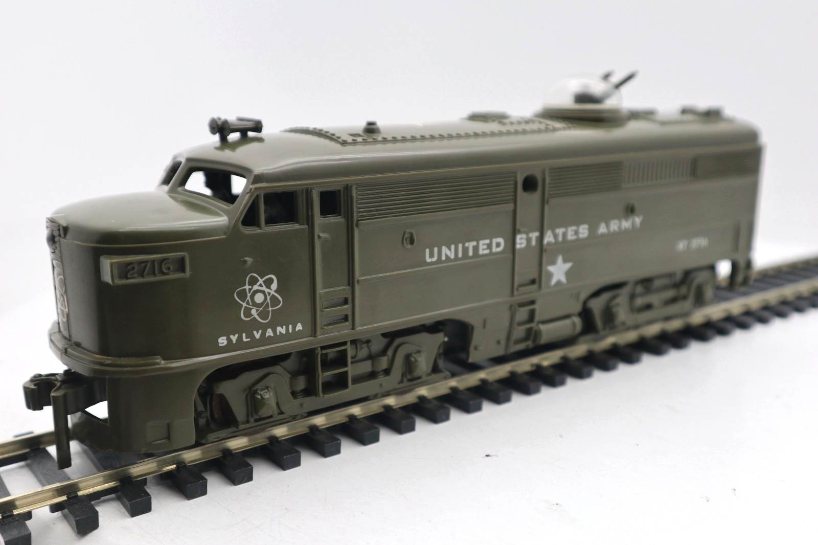 KMT Kusan Auburn 2716, O, 2 Rail, U. S. Army Alco Diesel Locomotive, C-7 EX