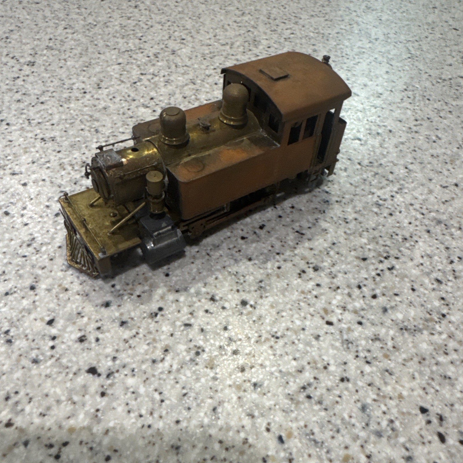 HO Ken Kidder Brass conductor train and cargo train ￼￼