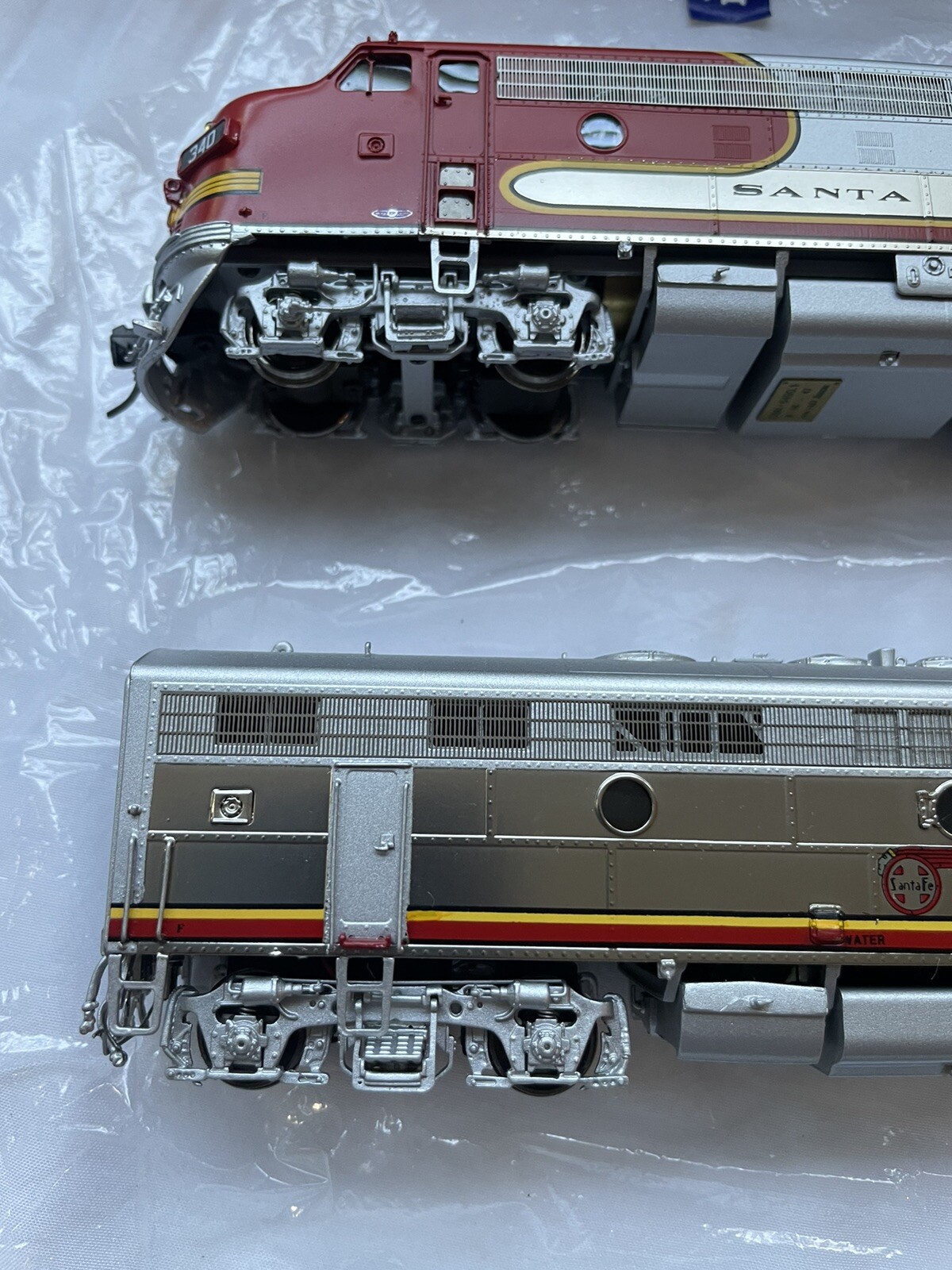 HO Brass Model-OMI 6490.1 AT&SF Santa Fe F7 A-B-B Set #3 # 340 A-B-L-F/P Mint