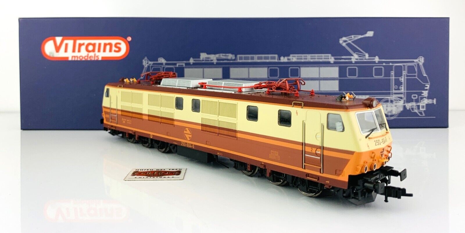 PT205 – VITRAINS H0 2007 – RENFE 250.604-6 “STAR” ELECTRIC LOCOMOTIVE