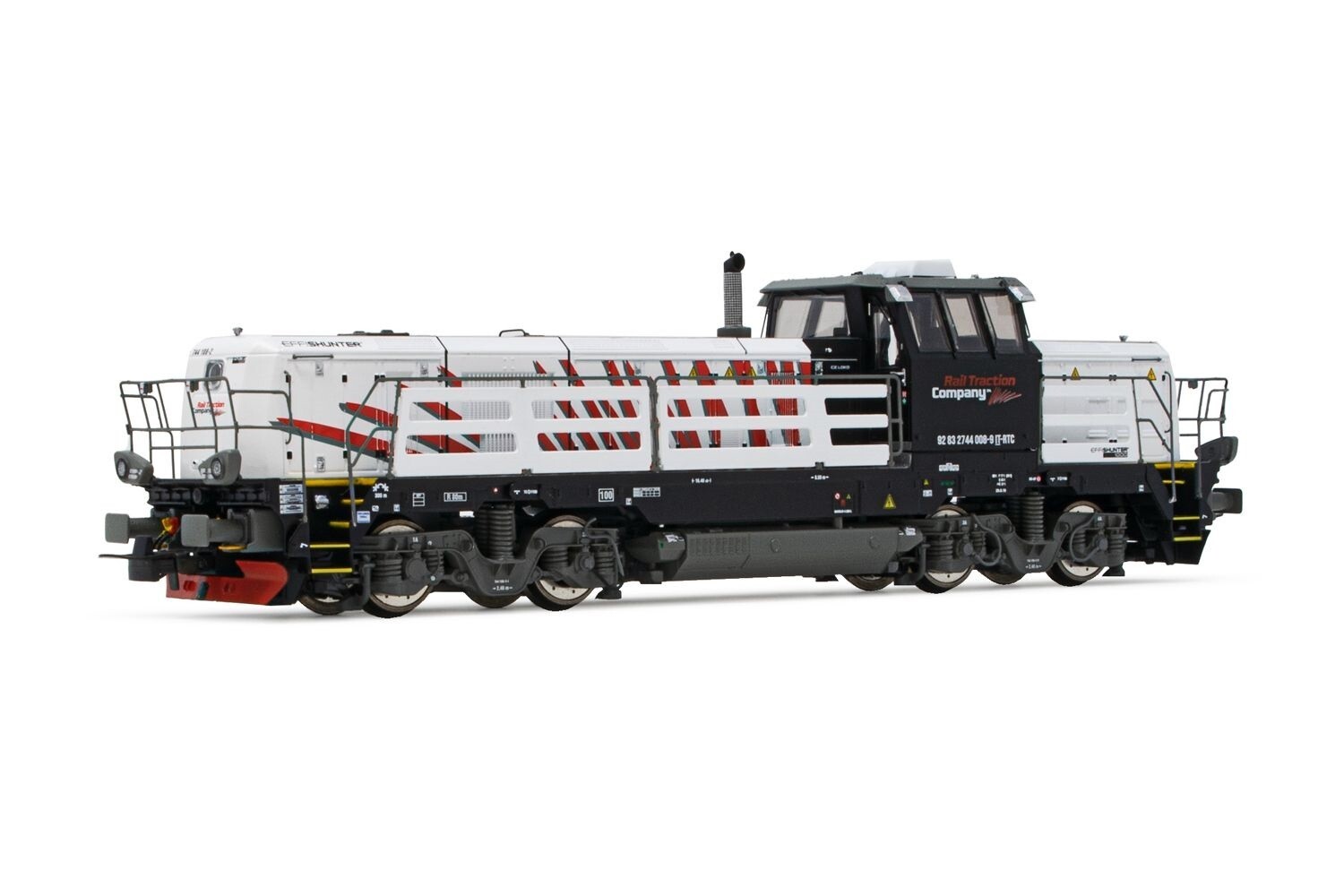 Rivarossi HR2898 Effishunter 1000 Rail Traction Company, White/Black Livery