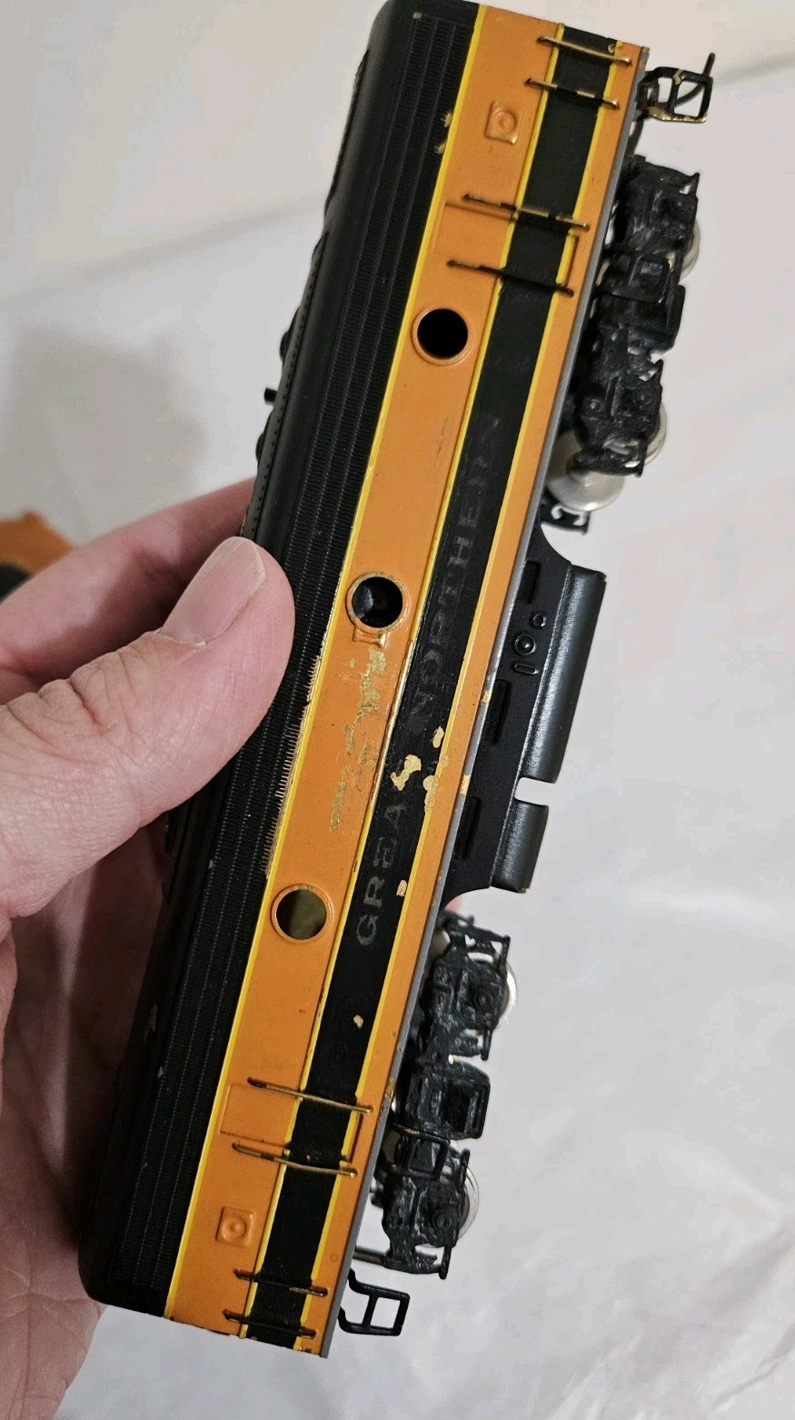 Tenshodo Great Northern HO Scale Brass F7 AB Diesel Locomotive Set/Parts.