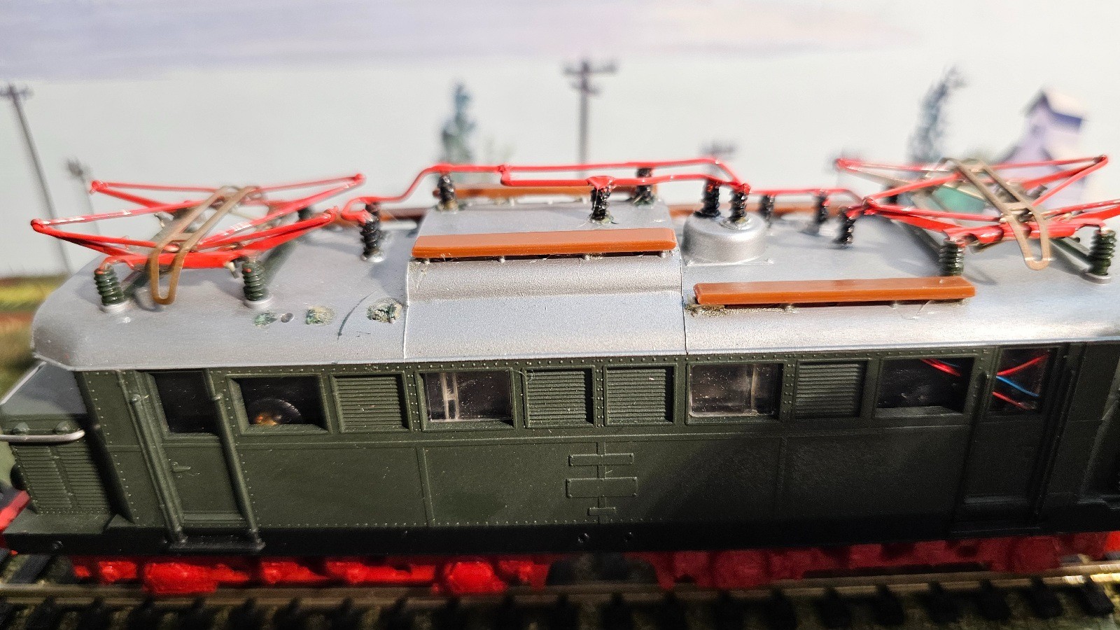 PIKO 6201 DB CLASS BR E44 131 ELECTRIC E-LOK LOCOMOTIVE with TWIN MOTORS & LED’s