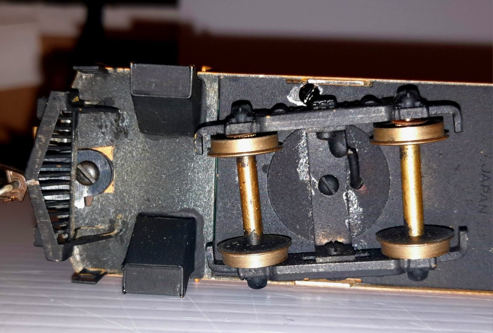 HO Brass Suydam #350 FJ&G #340 Brill Gas-Electric Doodlebug CP Interior