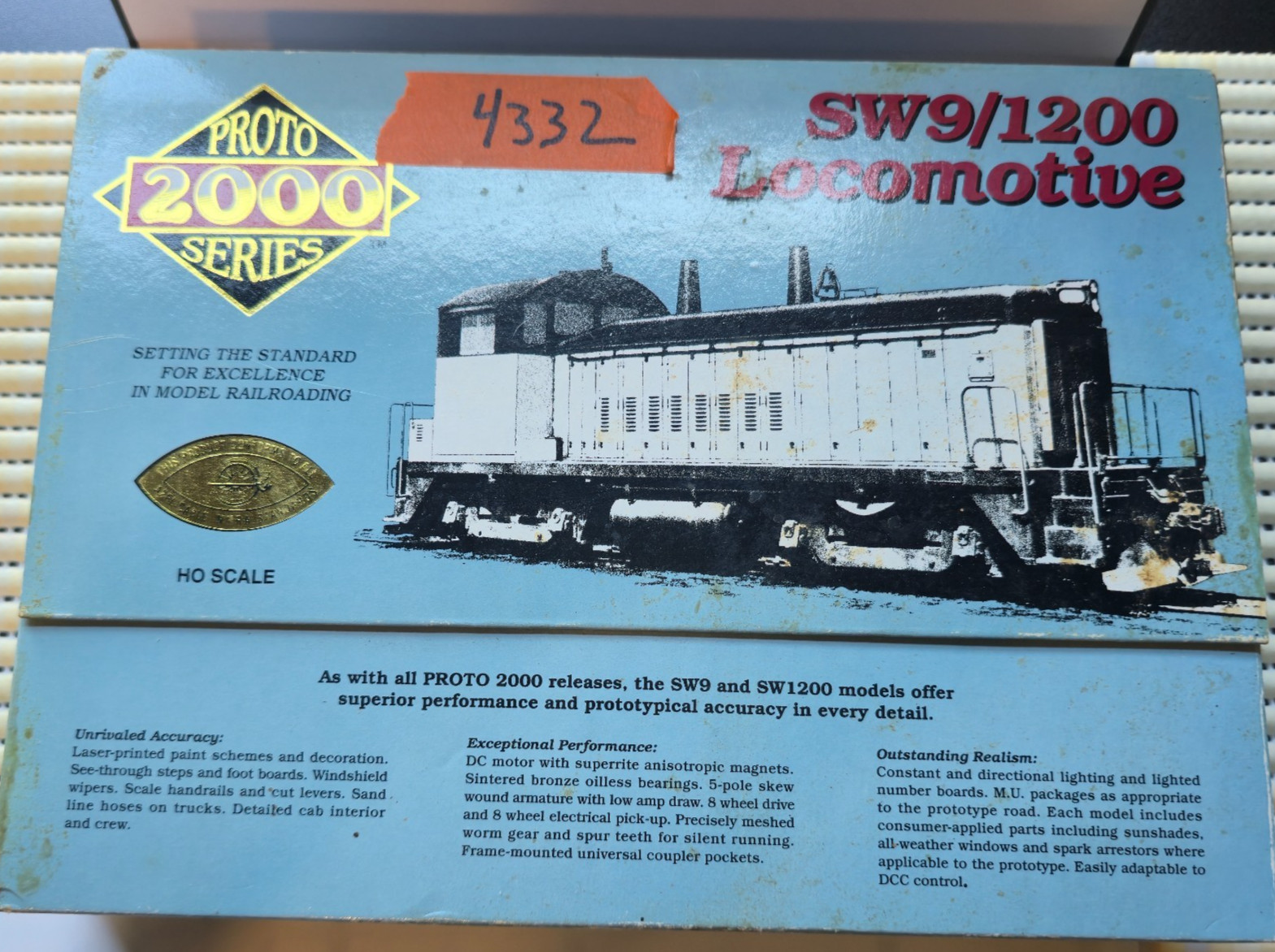 Life-Like Proto 2000 HO EMD SW9/1200 Black Undecorated Knuckle Couplers Tested