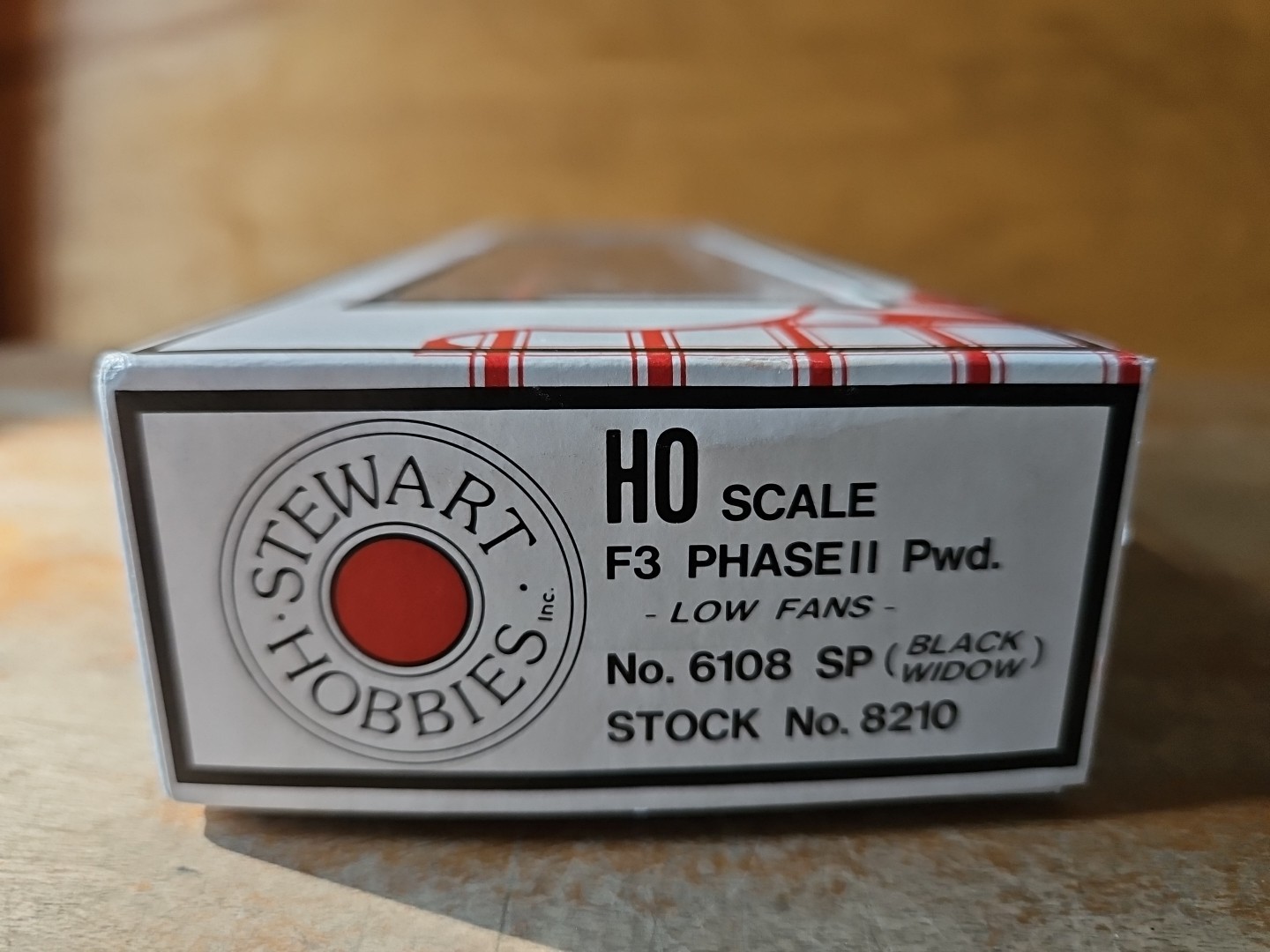 Stewart 8210 HO Southern Pacific Black Widow F3A #6108 Phase II Low Fans DC NEW