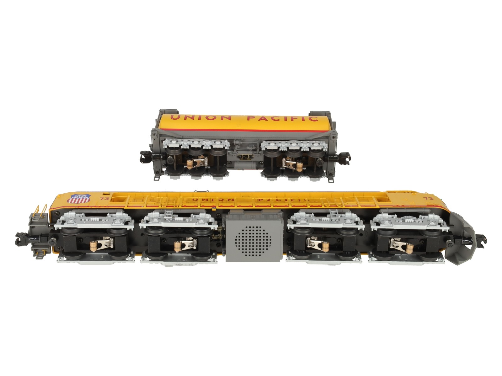 Lionel 6-18149 O Gauge Union Pacific Veranda Gas Turbine & Tender #73 w/ TMCC EX