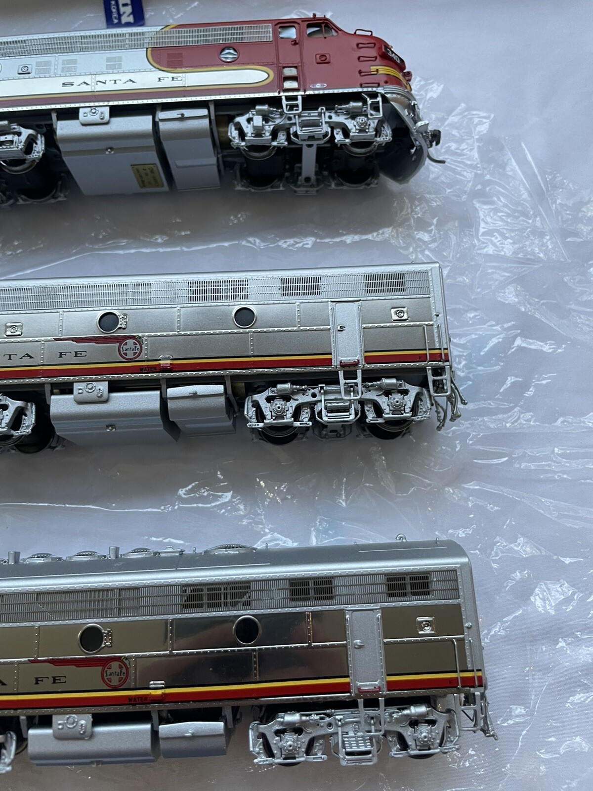 HO Brass Model-OMI 6490.1 AT&SF Santa Fe F7 A-B-B Set #3 # 340 A-B-L-F/P Mint