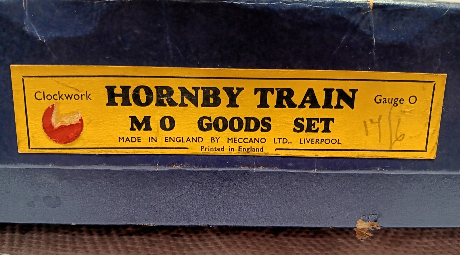 Hornby O Gauge M0 Clockwork Set c1932-33 Red Loco 6161 Boxed Prewar See Video