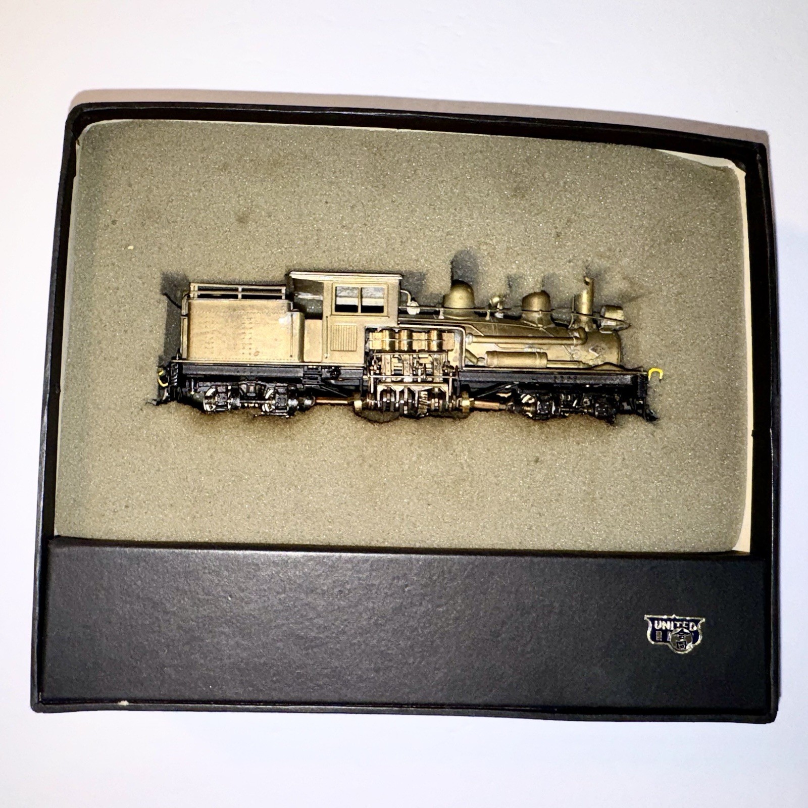 HO UNITED 2-TRUCK SHAY CLASS B GEARED LOGGING LOCOMOTIVE BRASS VINTAGE PFM???