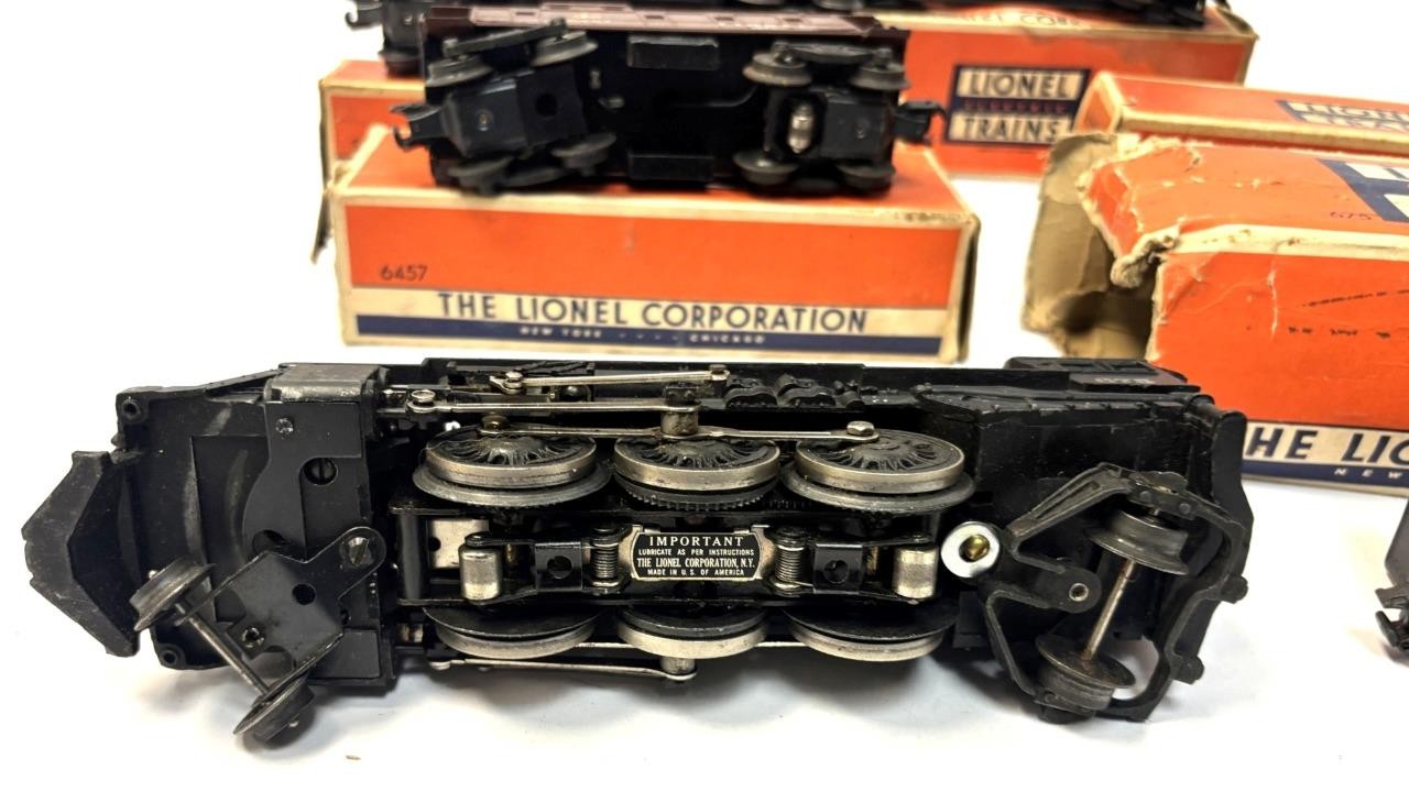 Vintage Lionel Train Set – 675 Locomotive, Whistle Tender & Freight Cars TESTED!