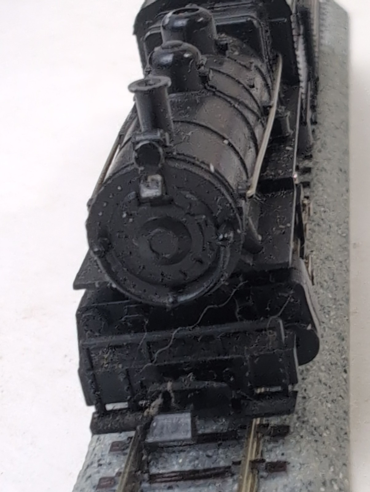 MINITRIX (?)- 0-6-0 Steam Locomotive W/ Tender “AT&SF”- N Scale