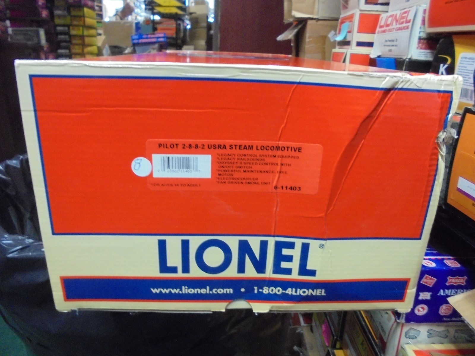 Lionel Legacy 6-11403 Pilot 2-8-8-2 USRA Steam Locomotive MINT IN BOX