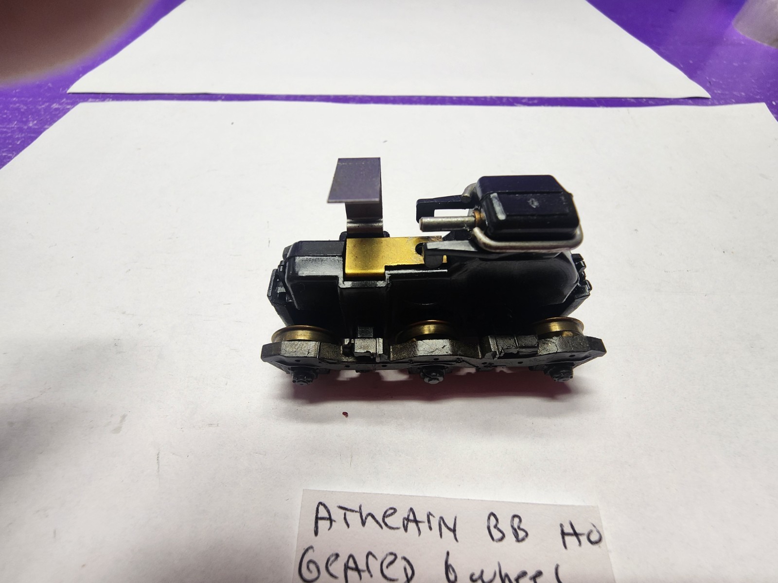 REAR GEARED 6 WHEEL TRUCK DIECAST SIDEFRAMES SDP-40 ATHEARN BB LOT HO SCALE