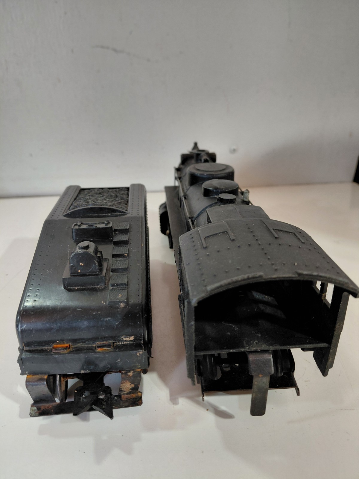 Marx 666 O Gauge Model Railroad Steam Engine 2-4-2 w/New York Central Tender