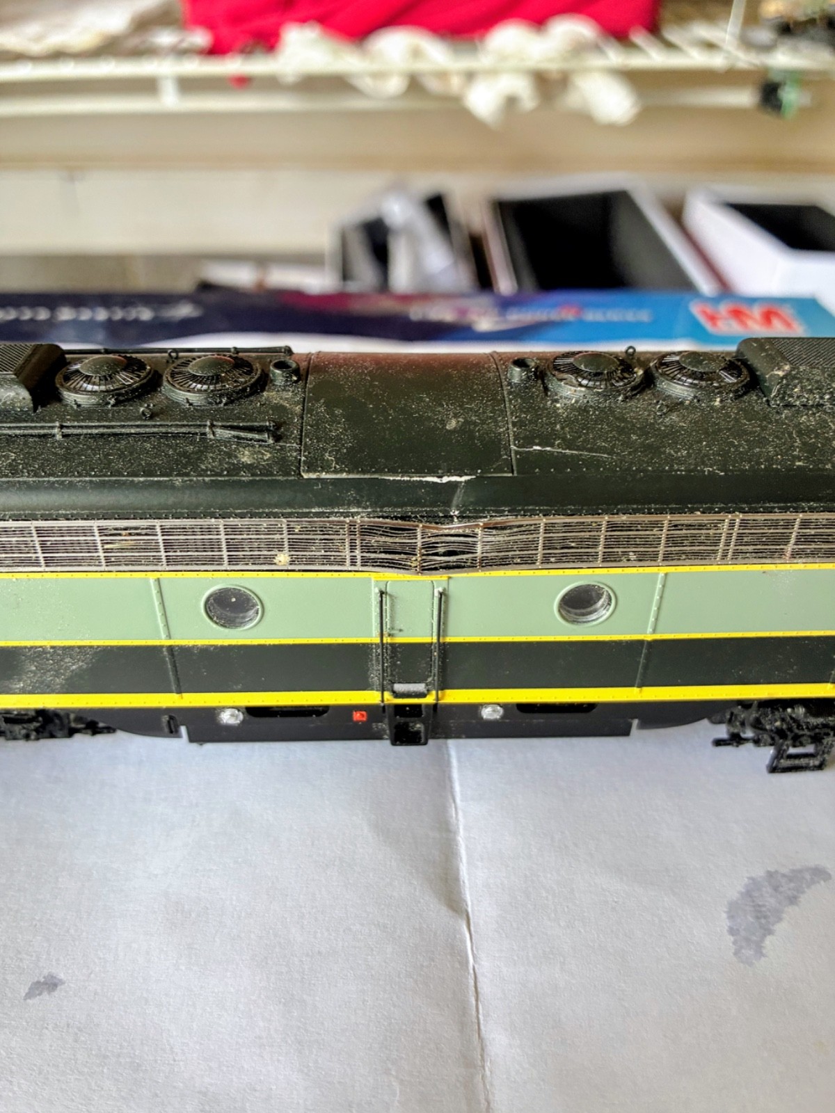 Rapido ho E-8 Erie railroad #821