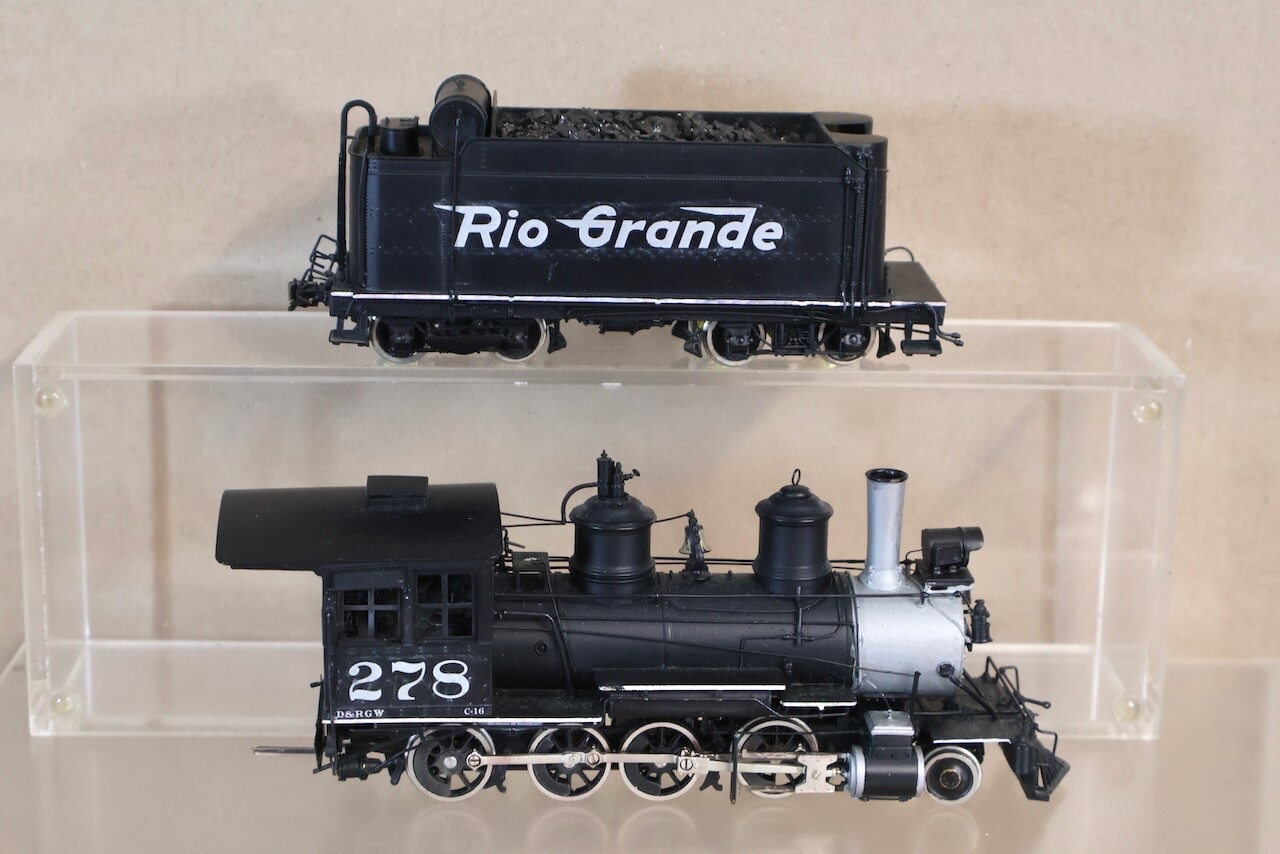 SUNSET MODELS On3 DENVER & RIO GRANDE D&RGW 2-8-0 CLASS C-16 LOCOMOTIVE 278 om