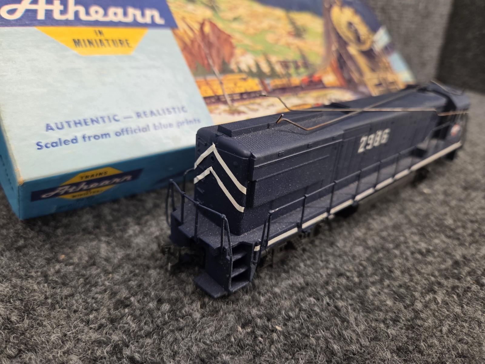 Athern HO Missouri Pacific Locomotive #2986 Dummy