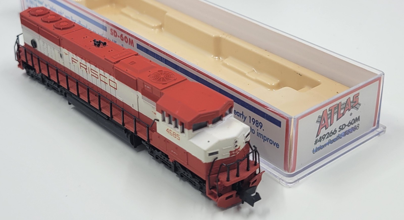 Atlas N Scale SD-60M Triclops Frisco #4685 Diesel Locomotive