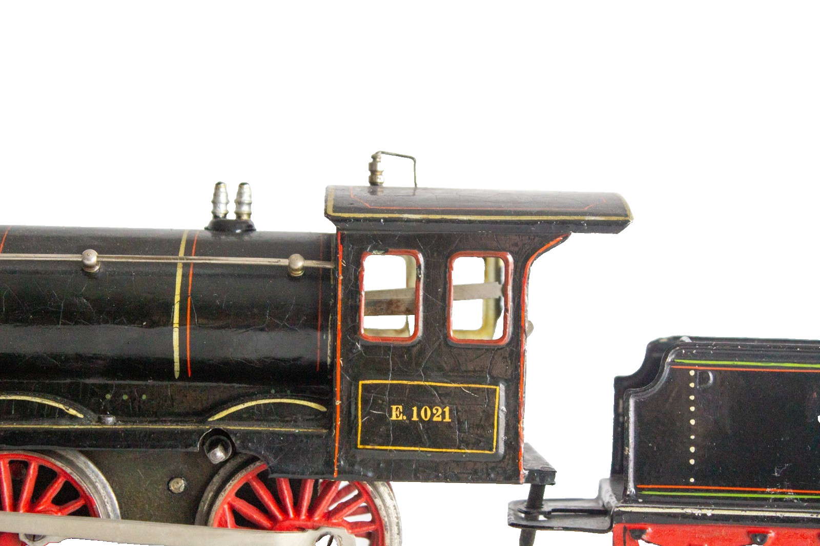 Extremely Rare Marklin 4-4-0 E.1021 Clockwork 1-gauge Passenger Train Set