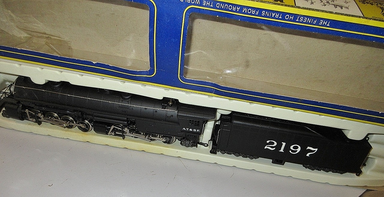 AHM/RIVAROSSI HO USRA Y6B 2-8-8-2 MALLET,(NIB)ROAD # 2197 SANTA FE