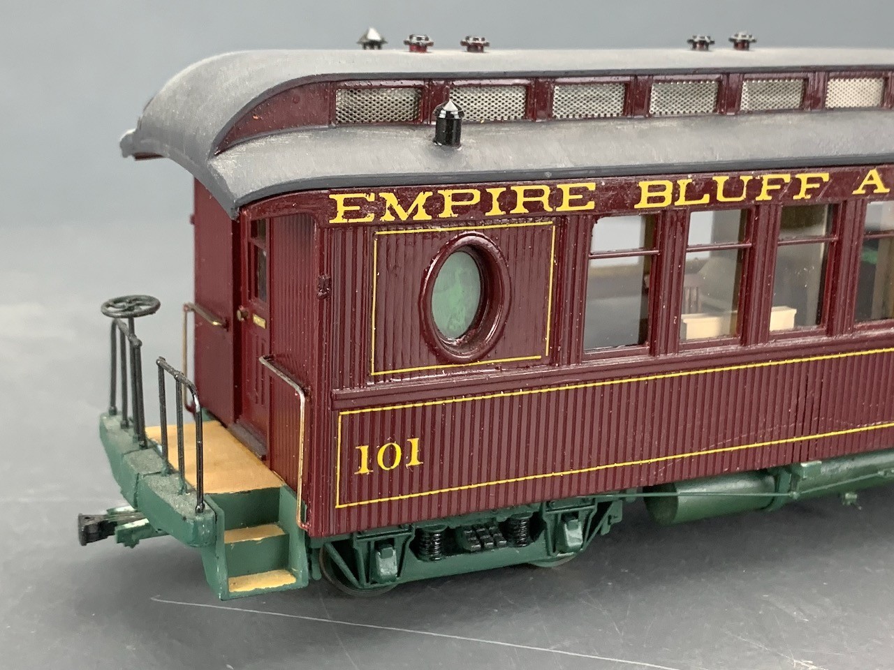 Empire Bluff & Western Steam Railcar # 101 Powered JER O3380