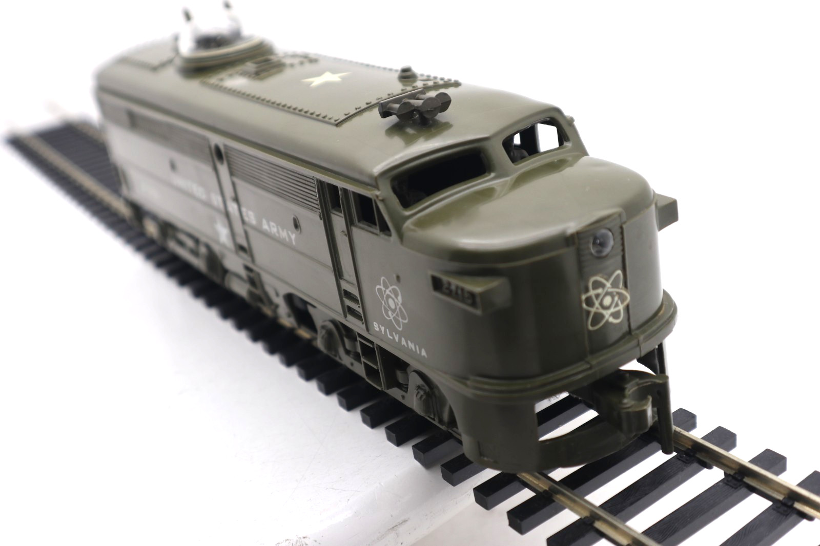 KMT Kusan Auburn 2716, O, 2 Rail, U. S. Army Alco Diesel Locomotive, C-7 EX