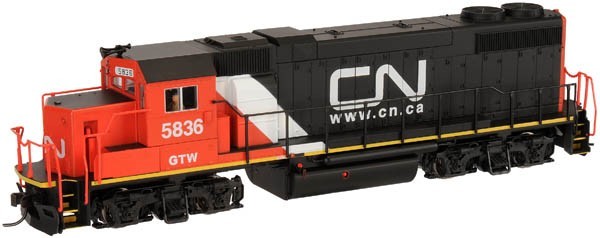 Atlas HO GTW CN Canadian National GP38-2 Diesel Locomotive #5836 NOS DCC Ready