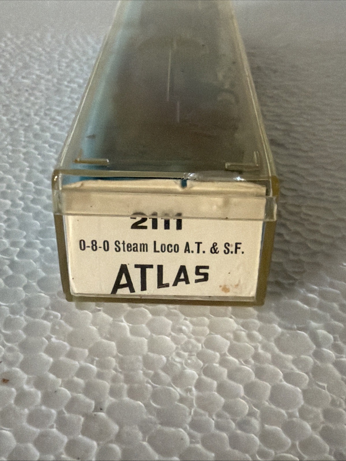 Atlas N Gauge 2111 – A.T. S.F. Locomotive & Tender 0-8-0