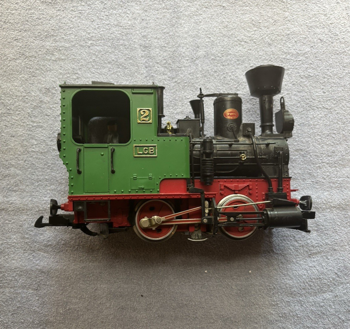 LGB 2020 G Scale 1:22.5 Stainz 0-4-0 Steam Locomotive Analog DC Green/Red