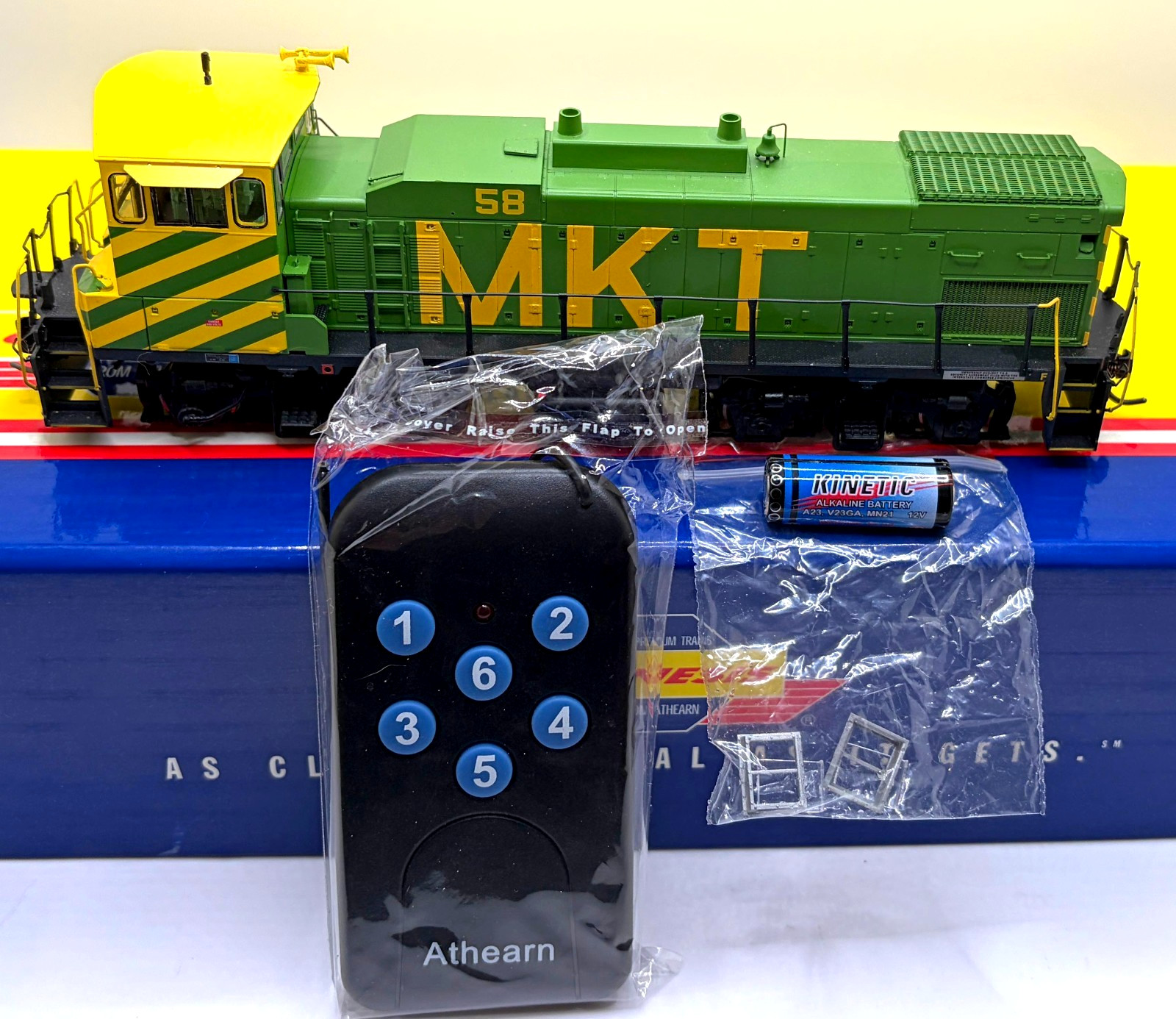 HO ATHEARN GENESIS G66183 MP15-AC MISSOURI-KANSAS-TEXAS MKT # 58 DCC SOUND