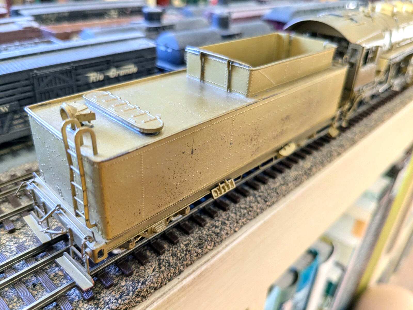WESTSIDE SAMHONGSA BRASS “B&O U-1 0-10-0” HO **BACKHEAD **CAN MOTOR **RUNS G@@D!