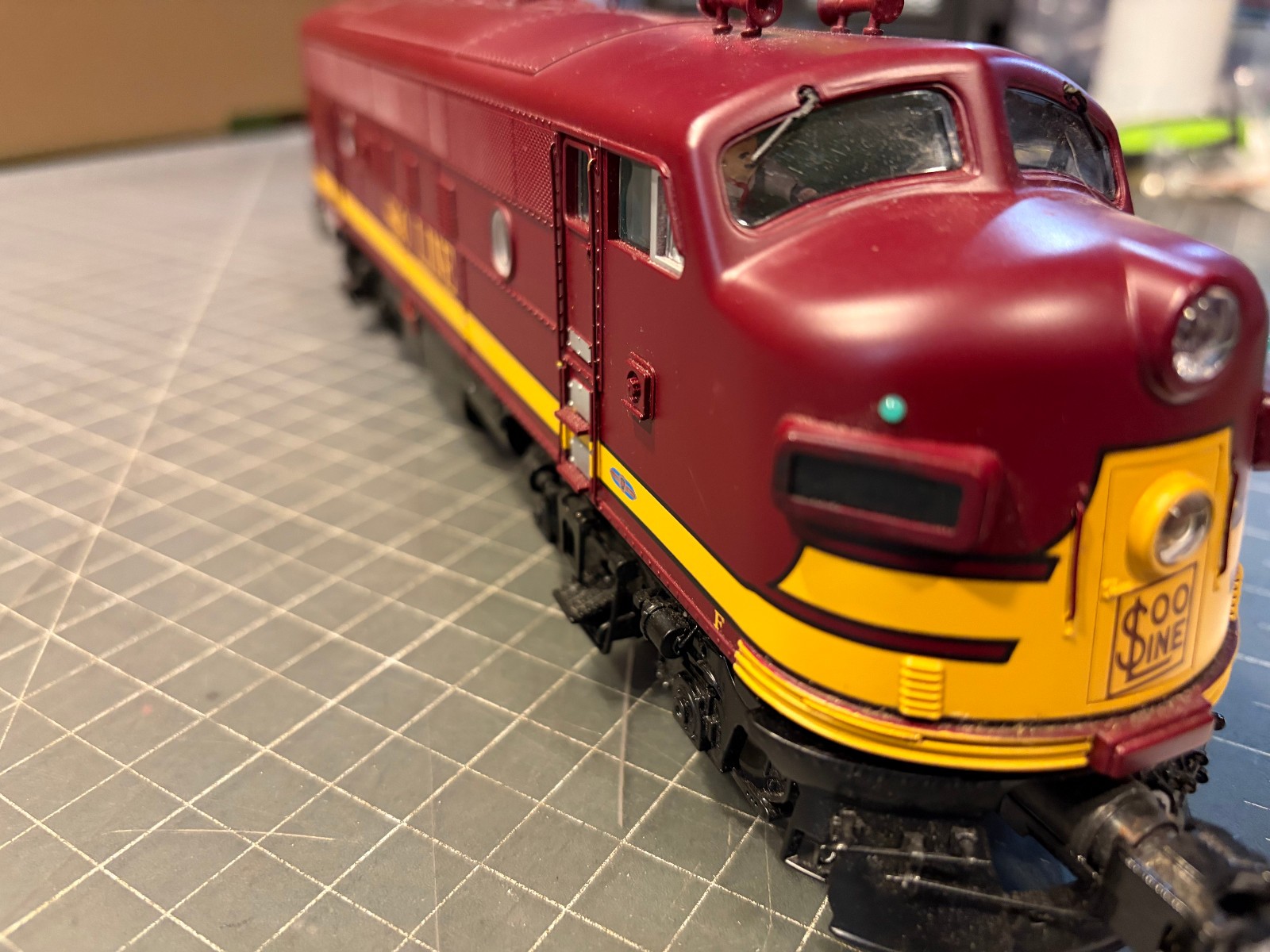 MTH O Train SOO F3 DIESEL 201A MASTER POWER LOCOMOTIVE from ABA 20-20404-1 Set C
