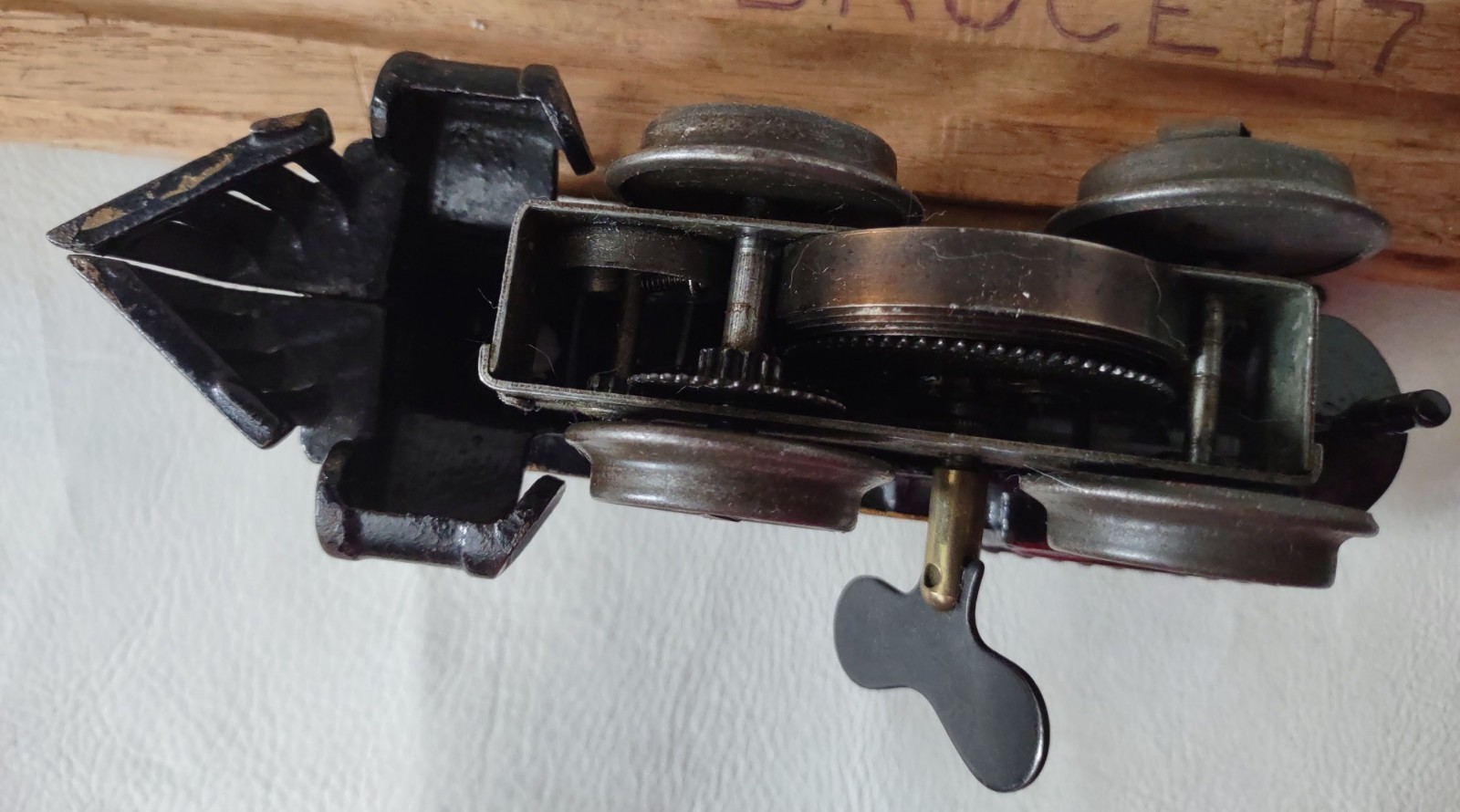 Vintage/Pre-war 1917 AF#1 Roof Vent Cast Iron Locomotive Wind-up