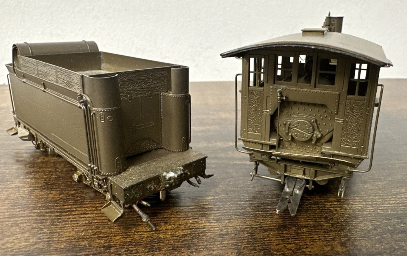 Pacific Fast Mail Sn3 Brass C-16 Class 2-8-0 D&RGW #223 Unpainted Runs Well!