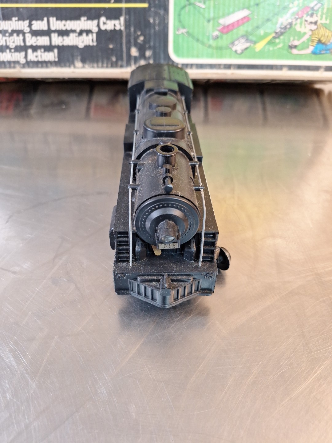1950’s Marx Toys Locomotive #1666 O Gauge Light & Smoke Mint Penn Central