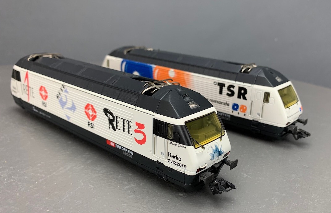 Märklin 34631 Swiss Re460 Television Electric Locomotive Only Set HO2048