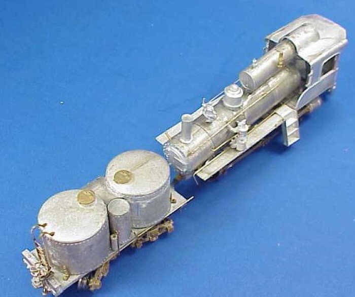 HOn3 NORTH PACIFIC COAST #21 CAB FORWARD 4-4-0 PARTS SET WISEMAN MODEL SERVICES