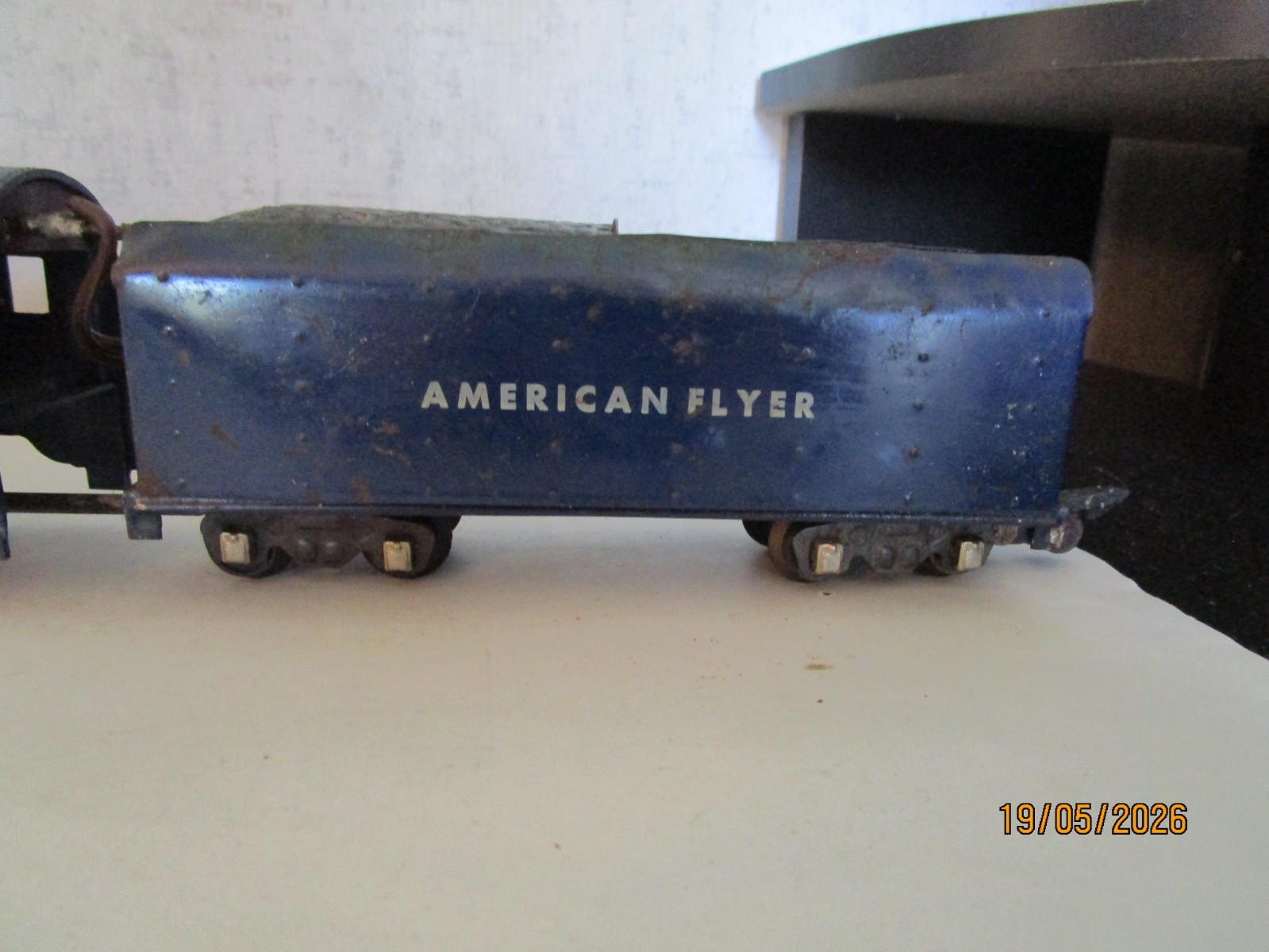 American Flyer, S Gauge, 350 Royal Blue Loco & Tender