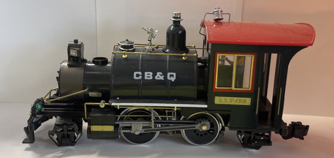 REA-21101- Steam Locomotive CB&Q-Made in Korea-Untested