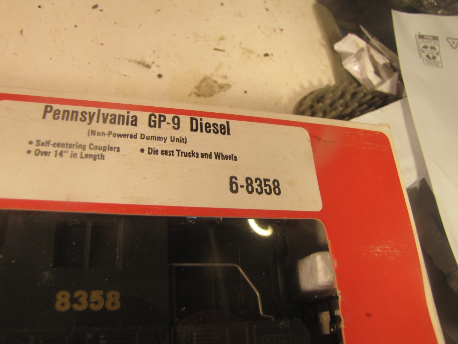 Lionel 6-8357 and 8358 Pennsylvania GP9 Diesel and Dummy in original boxes