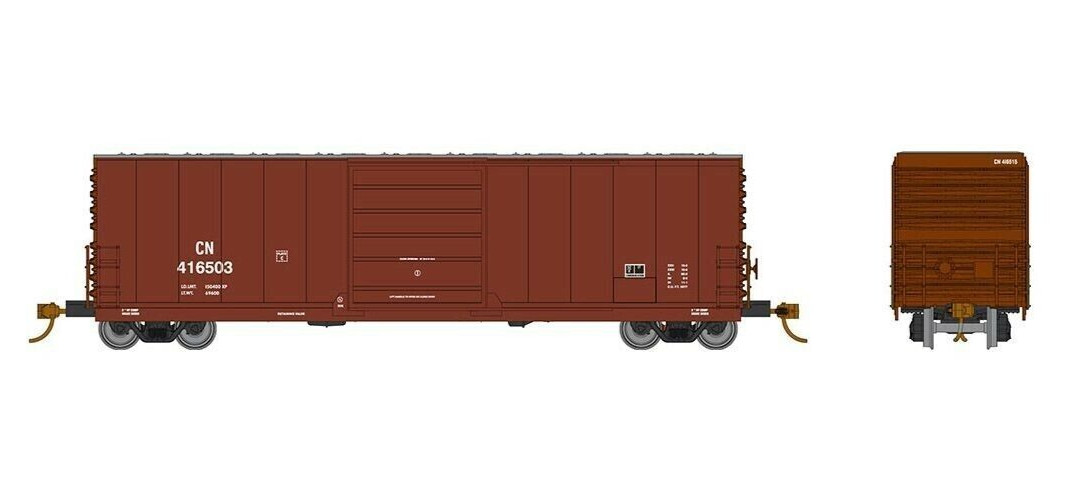 Rapido HO Evans X72(A) Box car: Canadian National – 6-Pack