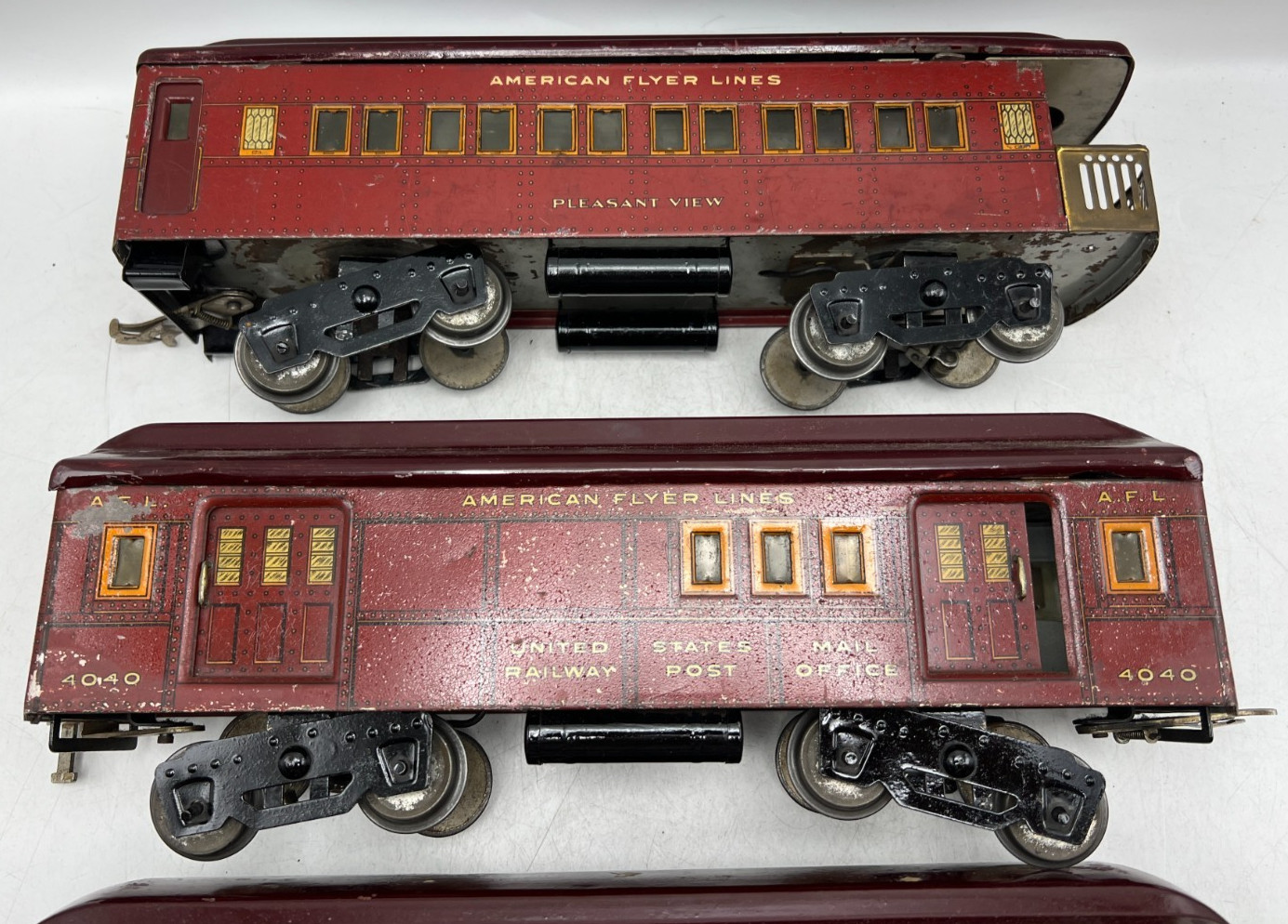American Flyer Lines Standard 4019 Boxcab Electric Engine Passenger *Repainted*