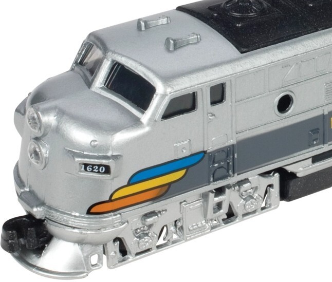 Classic Loco Diesel Engine Train Locomotive Powerful Pull Back Action 6 ½ Inches
